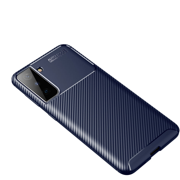 For Samsung Galaxy S21 FE Carbon Fiber Texture Shockproof TPU Case