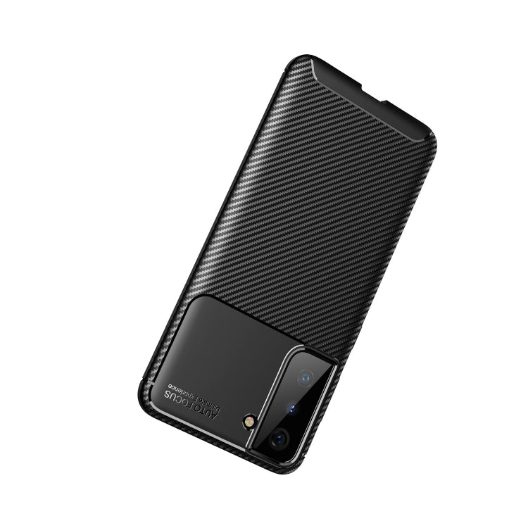 For Samsung Galaxy S21 FE Carbon Fiber Texture Shockproof TPU Case