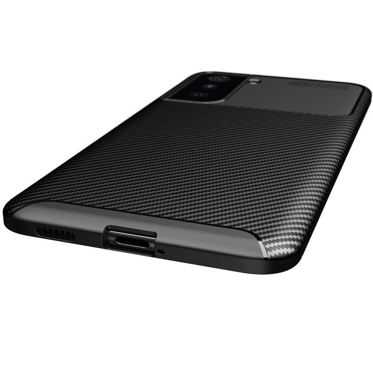 For Samsung Galaxy S21 FE Carbon Fiber Texture Shockproof TPU Case
