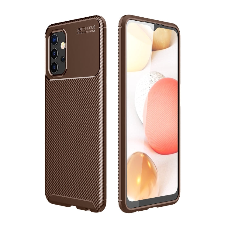 For Samsung Galaxy A82 Carbon Fiber Texture Shockproof TPU Case
