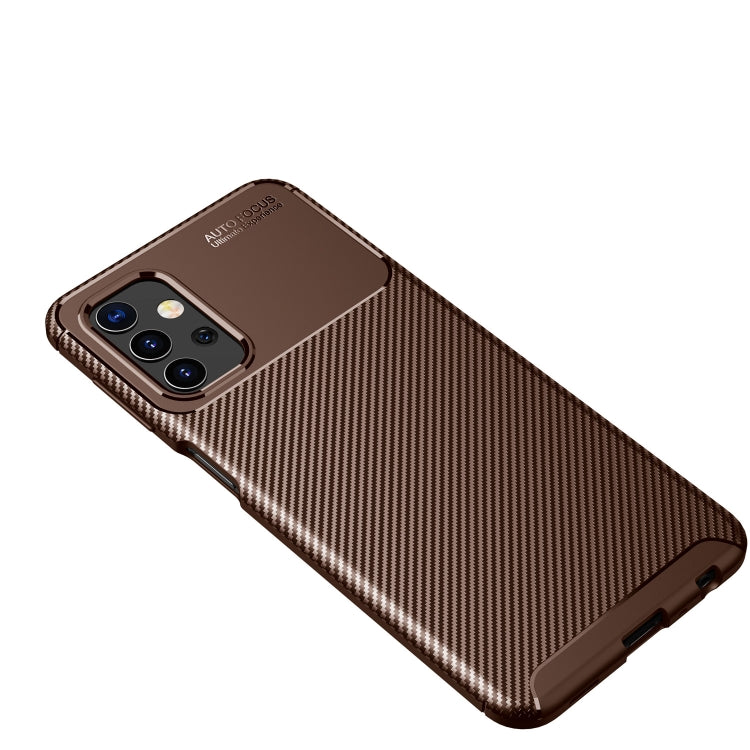For Samsung Galaxy A82 Carbon Fiber Texture Shockproof TPU Case