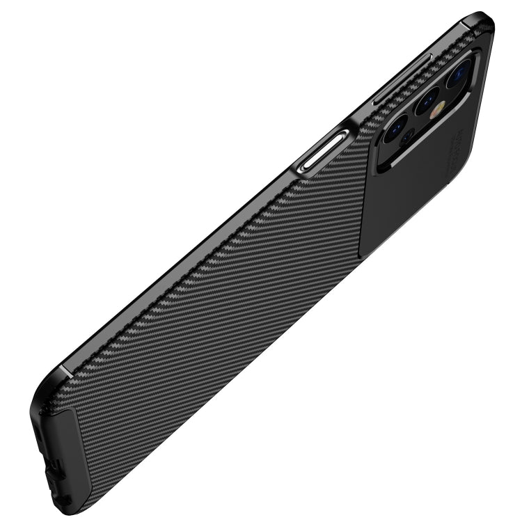 For Samsung Galaxy A82 Carbon Fiber Texture Shockproof TPU Case