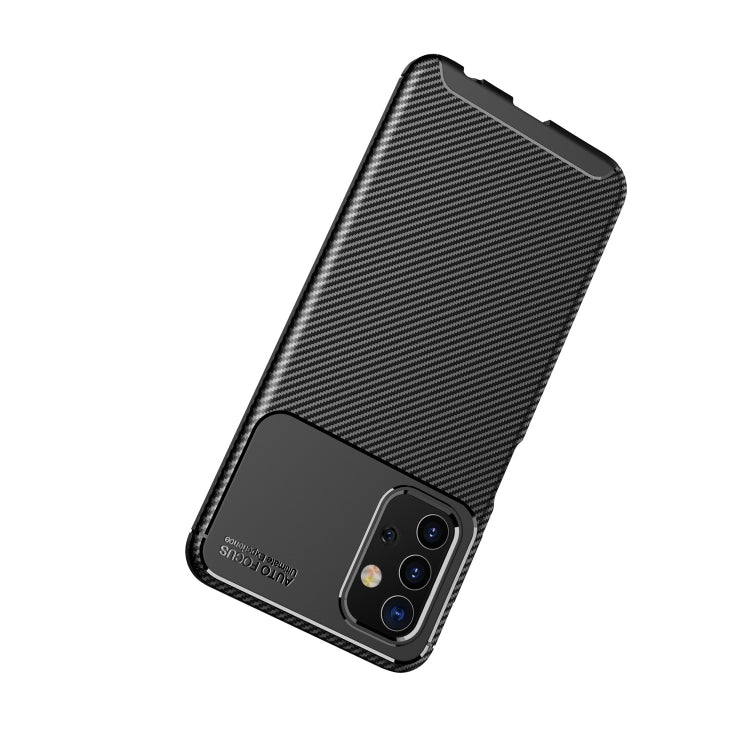 For Samsung Galaxy A82 Carbon Fiber Texture Shockproof TPU Case