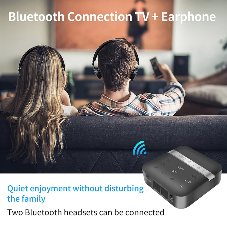 TX200 2 in 1 Bluetooth 5.0 Fiber Coaxial Transmitter Receiver Audio Adapter