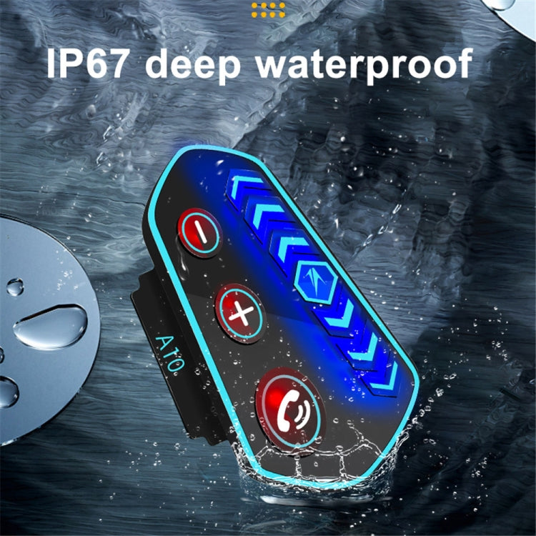 A10 Motorcycle Helmet Bluetooth 5.0 Wireless Waterproof Earphone
