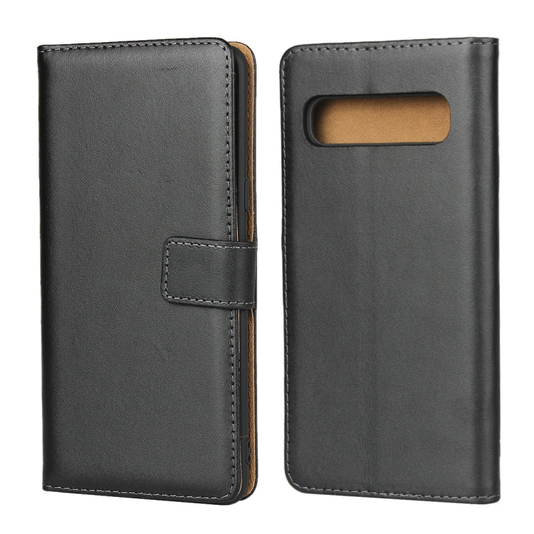 Horizontal Flip Leather Case for Galaxy S10 5G, with Magnetic Buckle & Holder & Card Slots & Wallet(Black)