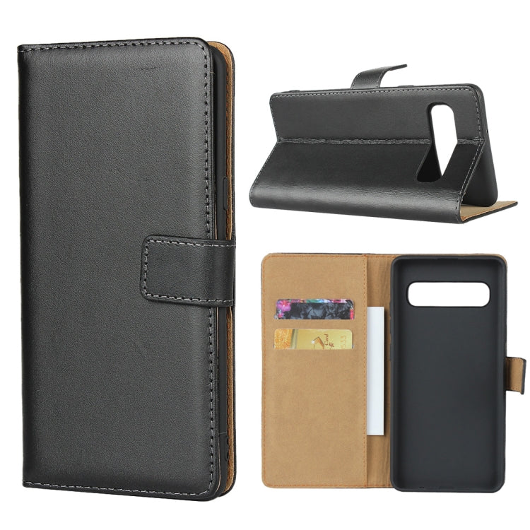 Horizontal Flip Leather Case for Galaxy S10 5G, with Magnetic Buckle & Holder & Card Slots & Wallet(Black)