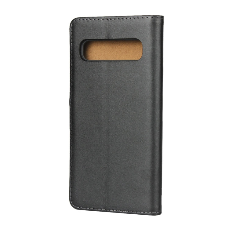 Horizontal Flip Leather Case for Galaxy S10 5G, with Magnetic Buckle & Holder & Card Slots & Wallet(Black)