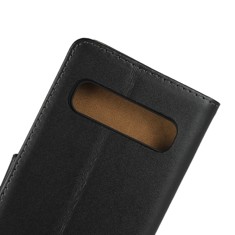 Horizontal Flip Leather Case for Galaxy S10 5G, with Magnetic Buckle & Holder & Card Slots & Wallet(Black)