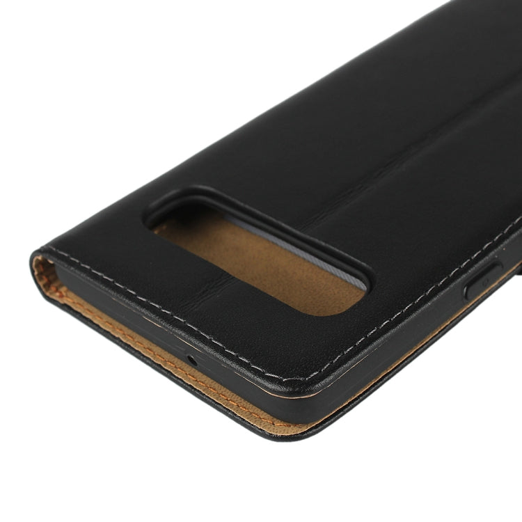Horizontal Flip Leather Case for Galaxy S10 5G, with Magnetic Buckle & Holder & Card Slots & Wallet(Black)