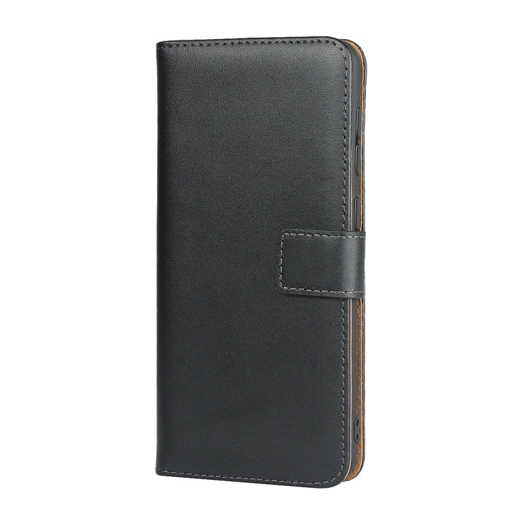 Horizontal Flip Leather Case for Galaxy A50, with Magnetic Buckle & Holder & Card Slots & Wallet(Black)