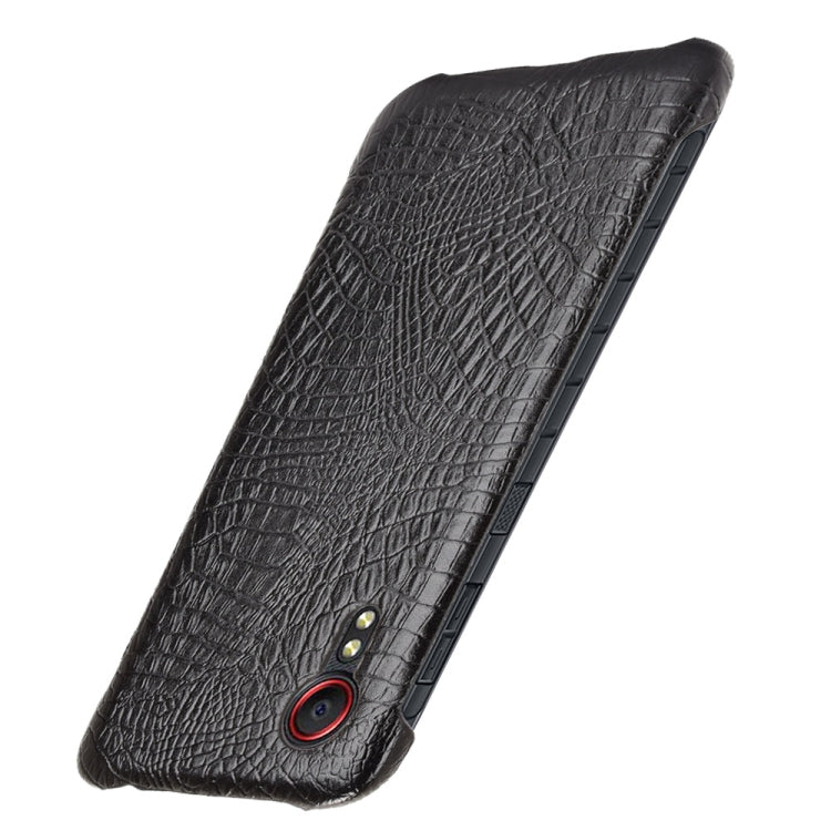 For Samsung Galaxy Xcover 5 Shockproof Crocodile Texture PC + PU Case
