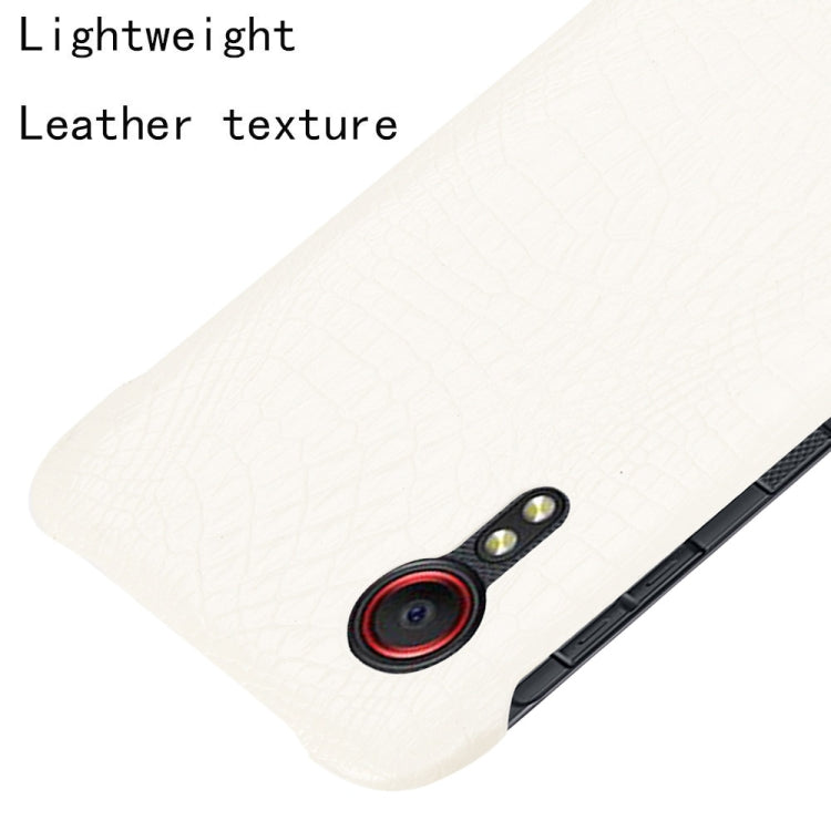 For Samsung Galaxy Xcover 5 Shockproof Crocodile Texture PC + PU Case
