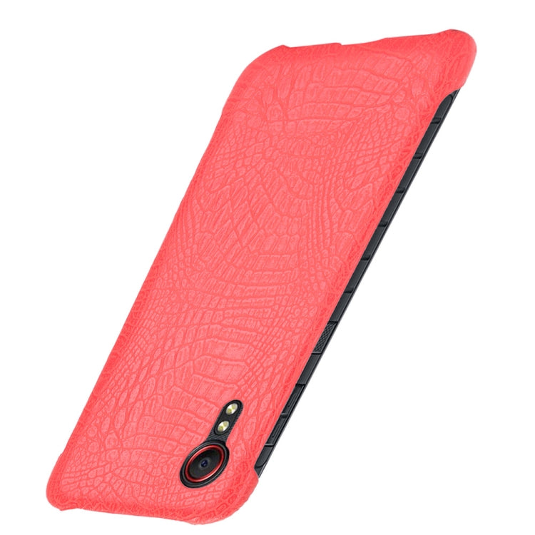 For Samsung Galaxy Xcover 5 Shockproof Crocodile Texture PC + PU Case
