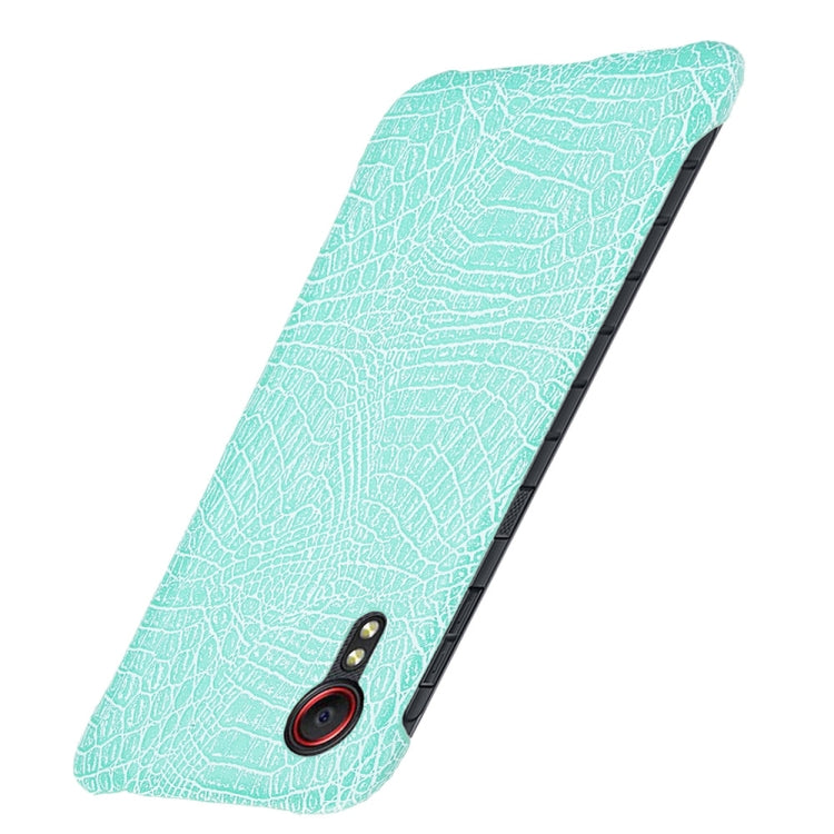 For Samsung Galaxy Xcover 5 Shockproof Crocodile Texture PC + PU Case