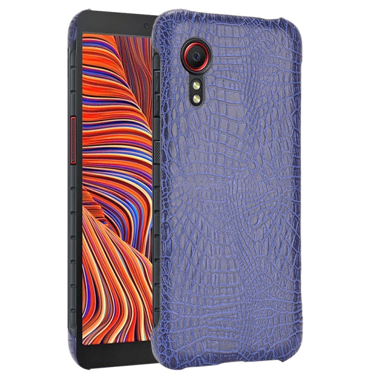 For Samsung Galaxy Xcover 5 Shockproof Crocodile Texture PC + PU Case