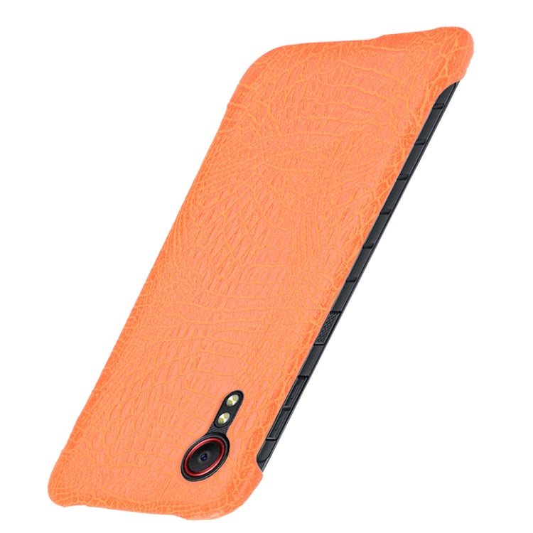 For Samsung Galaxy Xcover 5 Shockproof Crocodile Texture PC + PU Case