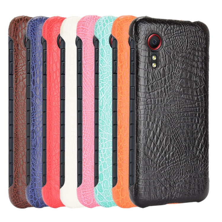 For Samsung Galaxy Xcover 5 Shockproof Crocodile Texture PC + PU Case