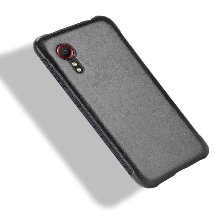 For Samsung Galaxy Xcover 5 Shockproof Litchi Texture PC + PU Case