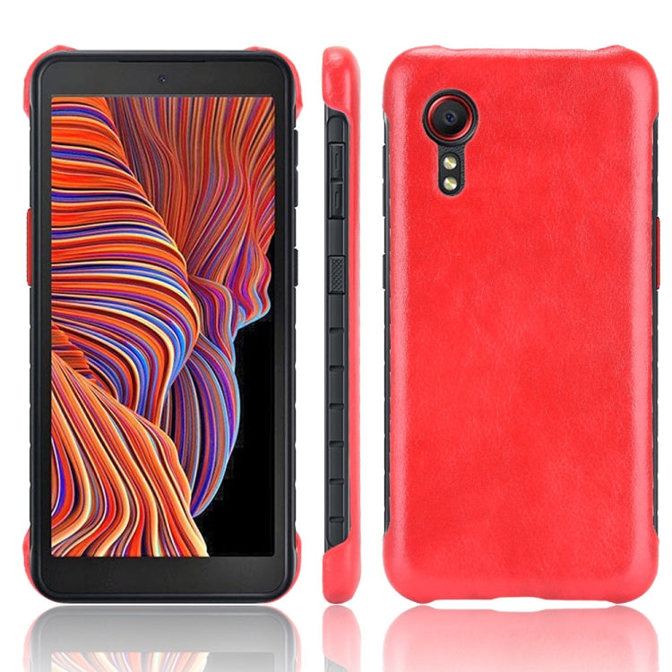 For Samsung Galaxy Xcover 5 Shockproof Litchi Texture PC + PU Case