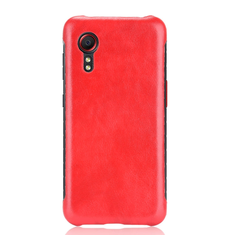 For Samsung Galaxy Xcover 5 Shockproof Litchi Texture PC + PU Case
