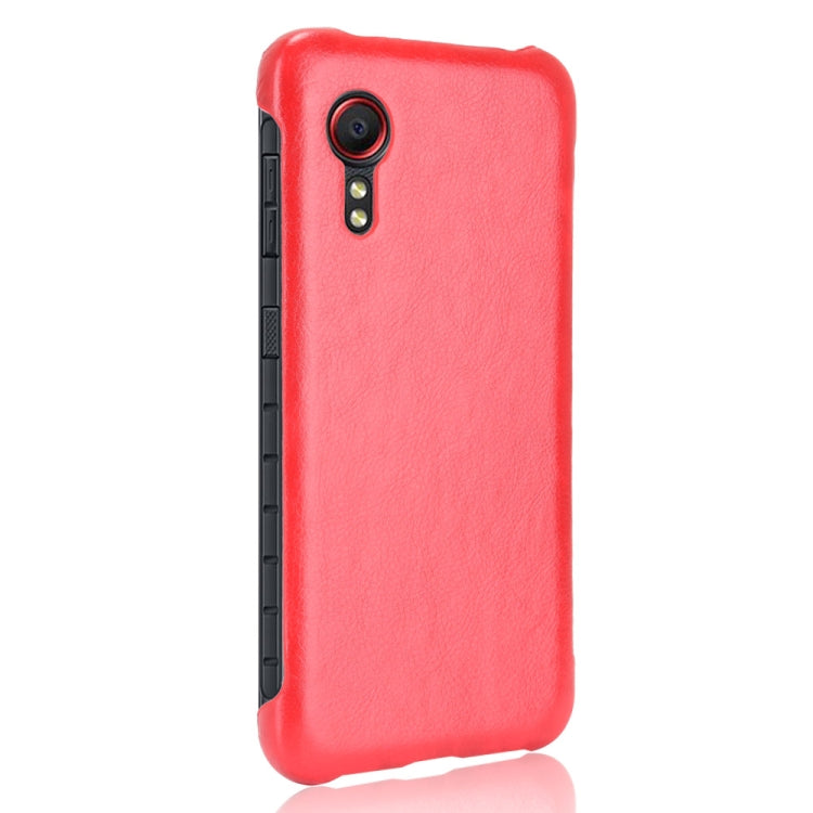 For Samsung Galaxy Xcover 5 Shockproof Litchi Texture PC + PU Case