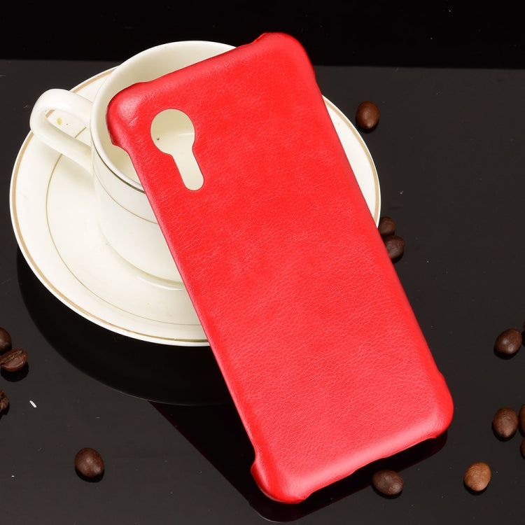 For Samsung Galaxy Xcover 5 Shockproof Litchi Texture PC + PU Case
