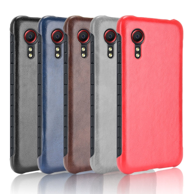 For Samsung Galaxy Xcover 5 Shockproof Litchi Texture PC + PU Case