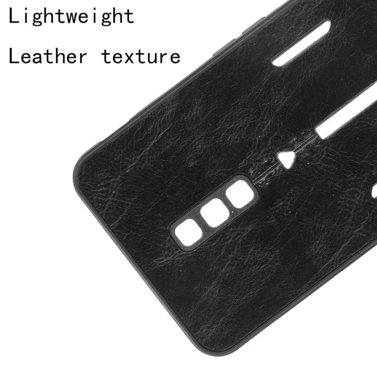 For ZTE nubia Red Magic 6/Red Magic 6 Pro Shockproof Sewing Cow Pattern Skin PC + PU + TPU Case