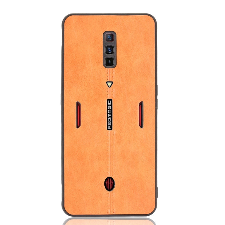 For ZTE nubia Red Magic 6/Red Magic 6 Pro Shockproof Sewing Cow Pattern Skin PC + PU + TPU Case