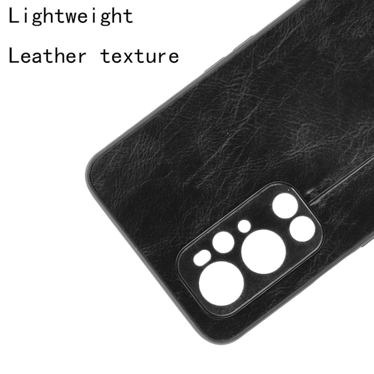 For OnePlus 9 Pro Shockproof Sewing Cow Pattern Skin PC + PU + TPU Case