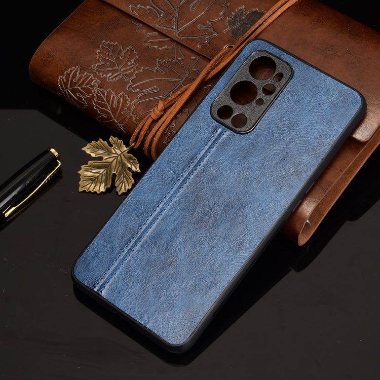 For OnePlus 9 Pro Shockproof Sewing Cow Pattern Skin PC + PU + TPU Case