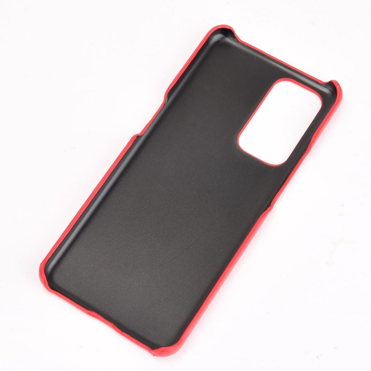 For OnePlus 9 Pro Shockproof Litchi Texture PC + PU Case