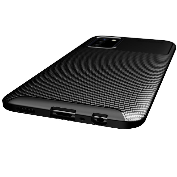 For Samsung Galaxy A22 5G Carbon Fiber Texture Shockproof TPU Case