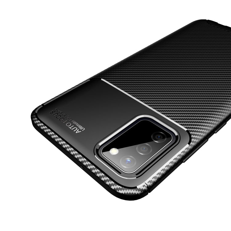 For Samsung Galaxy A22 5G Carbon Fiber Texture Shockproof TPU Case