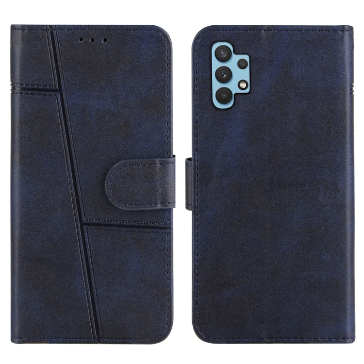 For Samsung Galaxy A32 5G Stitching Calf Texture Buckle Horizontal Flip Leather Case with Holder & Card Slots & Wallet & Lanyard