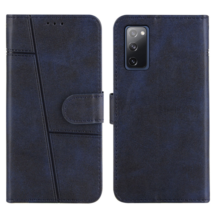 For Samsung Galaxy A72 5G Stitching Calf Texture Buckle Horizontal Flip Leather Case with Holder & Card Slots & Wallet & Lanyard