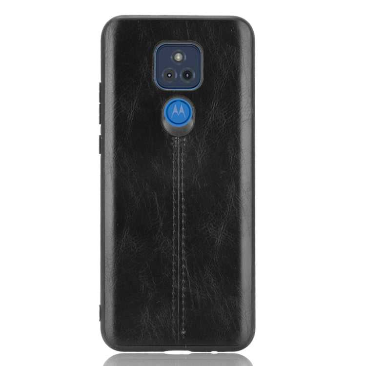 For Motorola Moto G Play (2021) Shockproof Sewing Cow Pattern Skin PC + PU + TPU Case