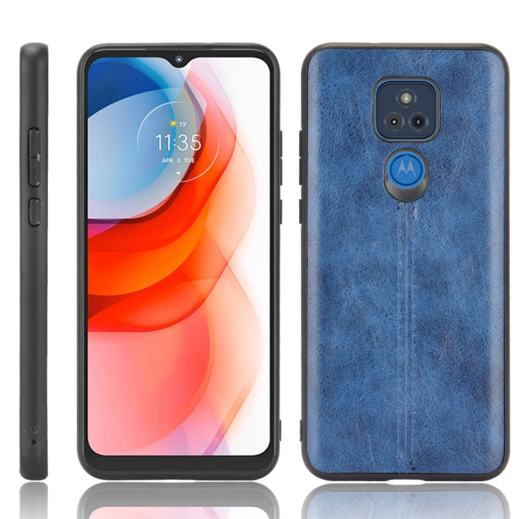 For Motorola Moto G Play (2021) Shockproof Sewing Cow Pattern Skin PC + PU + TPU Case