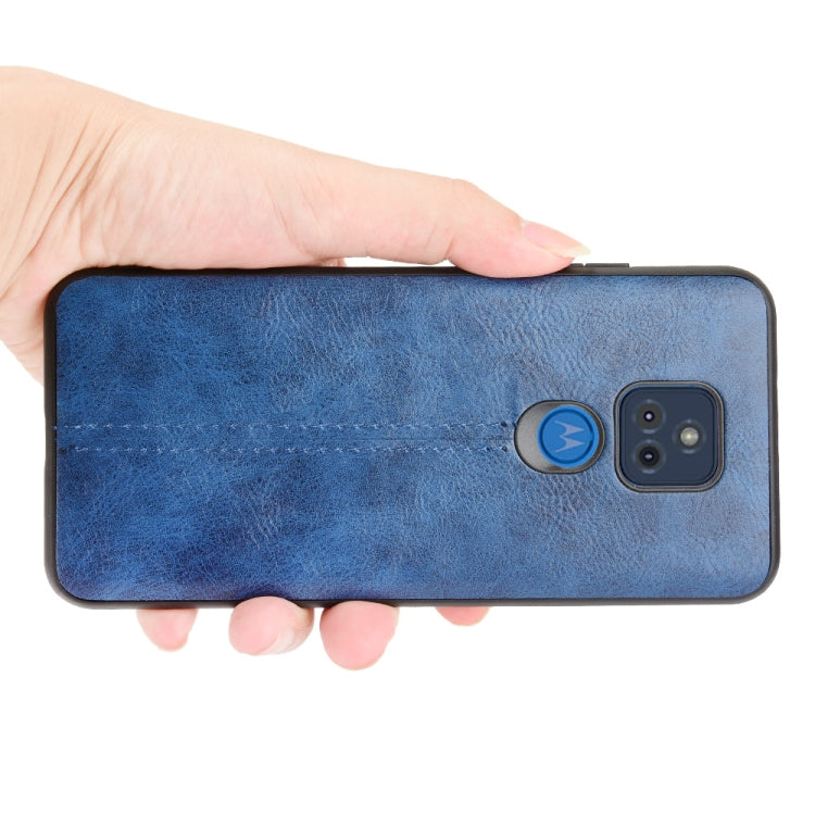 For Motorola Moto G Play (2021) Shockproof Sewing Cow Pattern Skin PC + PU + TPU Case