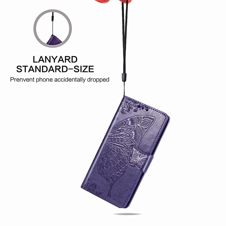 For Xiaomi Redmi K40 /K40 Pro /K40 Pro+ Butterfly Love Flowers Embossed Horizontal Flip Leather Case with Holder & Card Slots & Wallet & Lanyard
