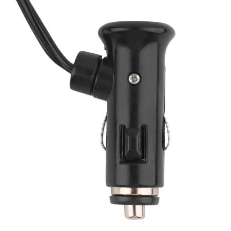 12V-24V 4 Way Car Charger Vehicle Splitter Cigarette Lighter Socket & Dual USB Ports Socket Adapter