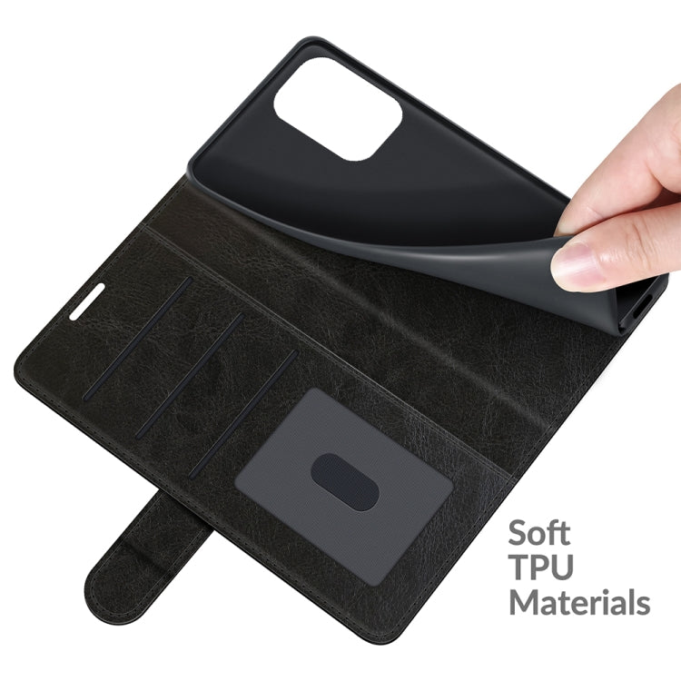 For Xiaomi Redmi Note 10S R64 Texture Single Horizontal Flip Protective Case with Holder & Card Slots & Wallet& Photo Frame