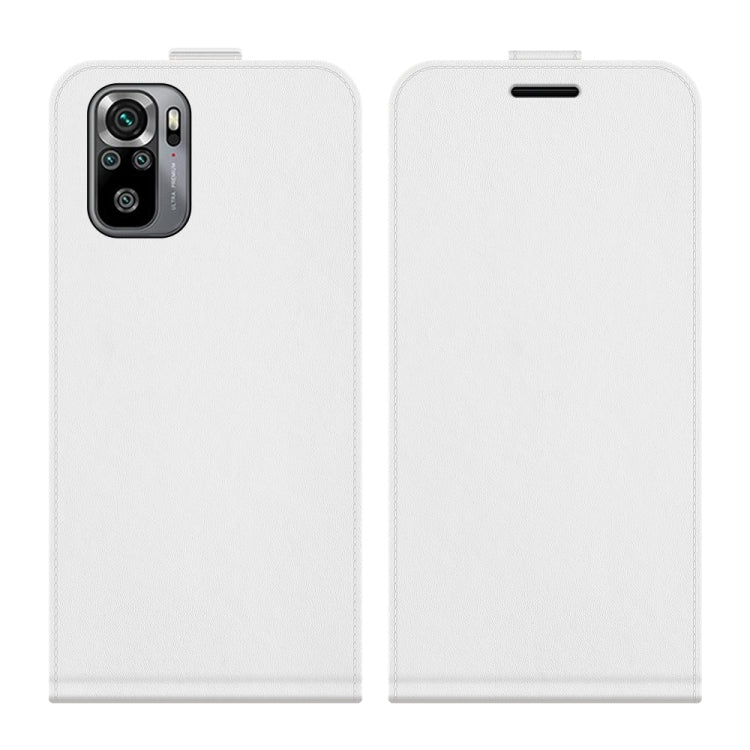 For Xiaomi Redmi Note 10S R64 Texture Single Vertical Flip Leather Protective Case with Card Slots & Photo Frame