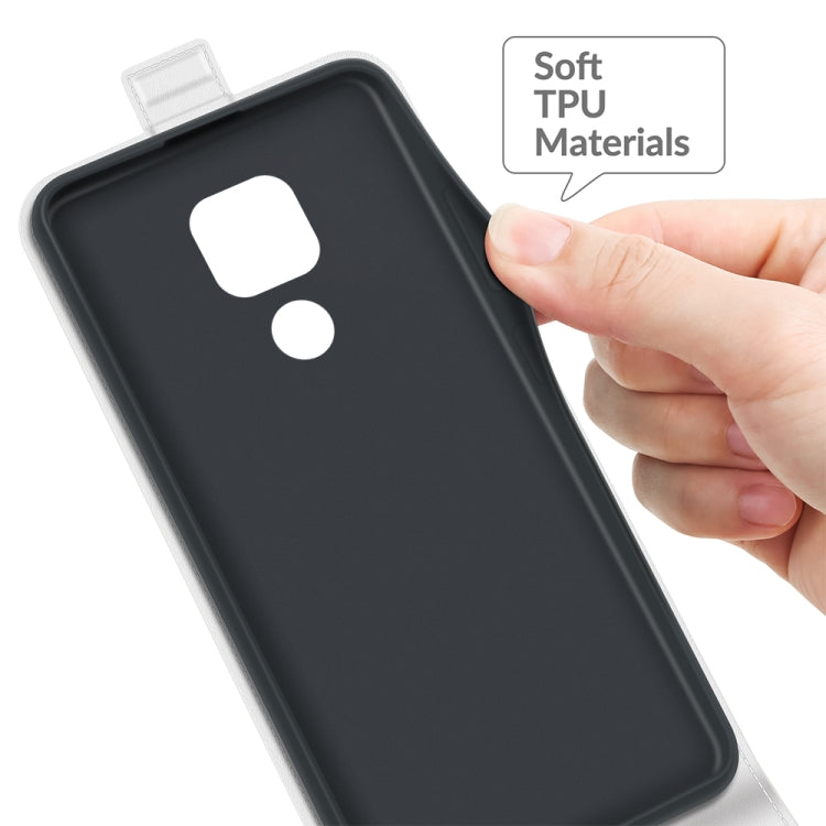 For Motorola Moto G Play 2021 R64 Texture Single Vertical Flip Leather Protective Case with Card Slots & Photo Frame