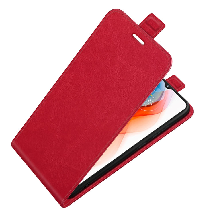 For Motorola Moto G Play 2021 R64 Texture Single Vertical Flip Leather Protective Case with Card Slots & Photo Frame