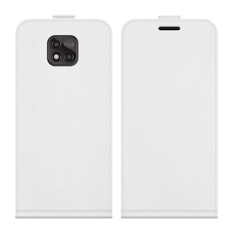 For Motorola Moto G Power 2021 R64 Texture Single Vertical Flip Leather Protective Case with Card Slots & Photo Frame