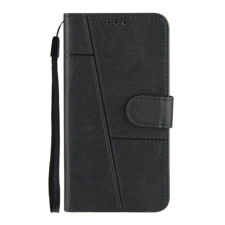 For iPhone 11 Stitching Calf Texture Buckle Horizontal Flip Leather Case with Holder & Card Slots & Wallet & Lanyard