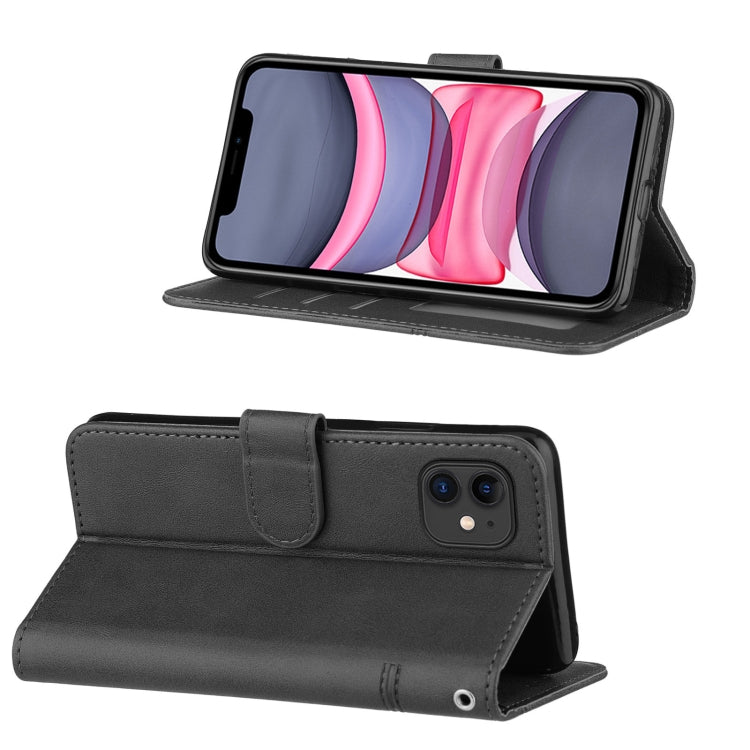 For iPhone 11 Pro Stitching Calf Texture Buckle Horizontal Flip Leather Case with Holder & Card Slots & Wallet & Lanyard