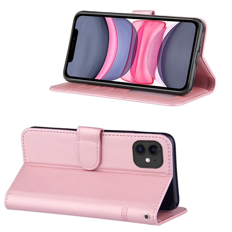 For iPhone 11 Pro Stitching Calf Texture Buckle Horizontal Flip Leather Case with Holder & Card Slots & Wallet & Lanyard